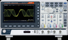 MSO-2102E Digital Oscilloscope, 100 MHz, 2 channels, 16-bit logic analyzer