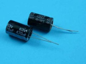 470uF/63V 100SZT 13x21 105° LEA ELKO