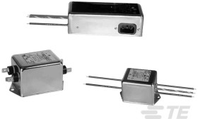 Filtr RFI 20A 1-fazowy 250 V AC 50/60Hz TE Connectivity Montaż kołnierzowy