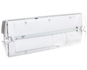 Oprawa awaryjna HELIOS IP65 ECO LED 3,2W 320lm 3m 1h jednozadaniowa PT HWM/3,2W/E/1/SE/PT/TR