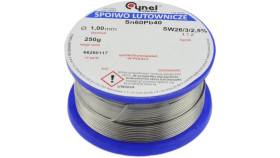 Cynel Unipress Cyna 1,00Mm 250G Sn60pb40 Sw26/3/2.5 Spoiwo Lutownicze...