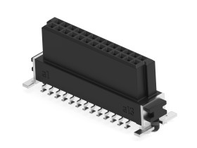 Wtyk PCB 26-pinowe raster: 1.27mm 2-rzędowe ERNI Montaż powierzchniowy Męski 1.3A