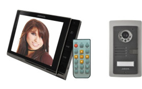 Zestaw wideodomofonowy 8 cali kolor pamięć karty SD kamera pin-hole MC-822CM