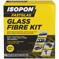 U-POL GL/LA/D ISOPON&#xAE; FASTGLAS Resin &amp; Glass Fibre Kit Large