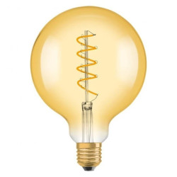 Żarówka LED E27 G125 4,5W = 28W 300lm 2000K Ciepła 300 Filament OSRAM Vintage 1906 Ściemnialna