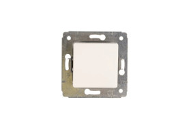 CARIVA Łącznik jednobiegunowy 10AX biały 773601