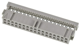 Złącze IDC 34-pinowe 2-rzędowe raster: 2.54mm Żeński Montaż na kablu TE Connectivity
