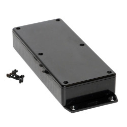 1591HF2BK Hammond Multipurpose Black FRABS Enclosure Flanged Base 165 x 71 x 29mm