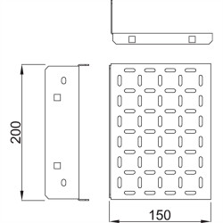 nVent SCHROFF 21236122 Nośnik modemu (S x G) 200 mm x 150 mm 1 szt.