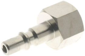 Adapter gwintowany typu kolanko gwint – rura RS PRO 1/8 in Female rodzaj Żeński Gwintowany Mosiądz 1/8in