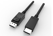 Kabel HDMI 1m A: Display Port B: Display Port A: Męskie B: Męskie