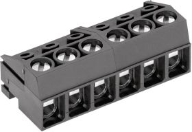 Obudowa złącza pin żeńskiego na kabel PTR Hartmann 50130100001E, Ilość pinów 10, Wymiary siatki: 5 mm, 1 szt.