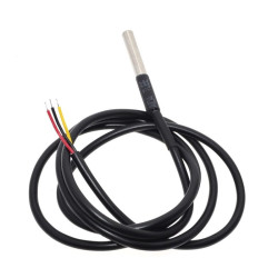 DS18B20 Temperature Sensor - 1m Cable - Waterproof - Arduino