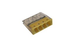 Szybkozłączka 4x0,5-2,5mm2 transparentna ZA-4x2,5 /100szt./