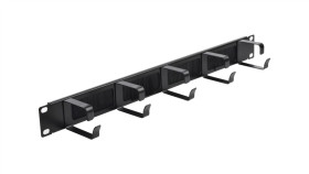 Organizator Kabli Rack 19 Cali 1U Metalowy Z Uchwytami I Przepustami...