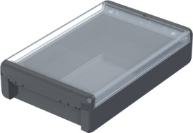 PC enclosure, (L x W x H) 271 x 170 x 60 mm, graphite gray (RAL 7024), IP66, 96026324