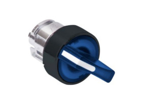 Główka przełącznika 3 pozycyjnego z samopowrotem LED niebieska plastikowa ZB5AK1563 SCHNEIDER ELECTRIC