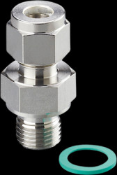 Cutting ring fitting, 50 bar/5 MPa, Ø 8 mm, G 1/4 for temperature sensors, E40259