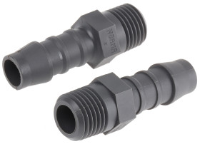 Złącze do węży średnica wew: 10mm Adapter końcówki węża 1/4cal RS PRO
