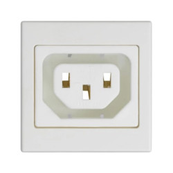 Simon Connect Pokrywa K45 gniazdo IEC320 230V żeńskie (C13) czysta biel K306A/9