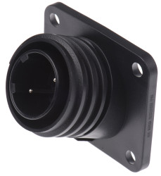 Złącze wielostykowe przemysłowe 2-pinowe Montaż na kołnierzu Wtyczka Bulgin