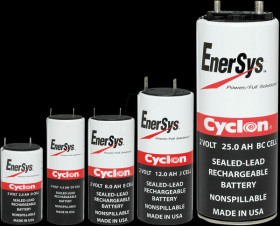 X-5 Lead-acid battery, 2 V, 5000 mAh, discharge current 570 A