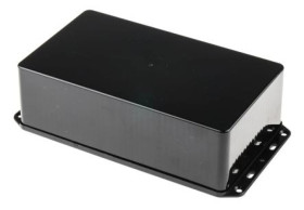 Obudowa Czarny z kołnierzem IP54, 210 x 112 x 61mm, RS PRO