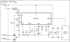 48V Hot-Swap Controllers with External R