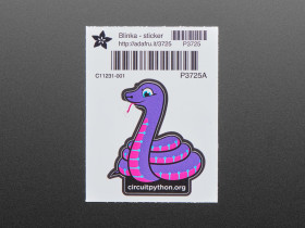 Blinka the CircuitPython Sticker