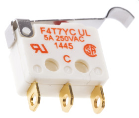 Łącznik Micro z dźwignią z rolką Saia-Burgess SPDT IP40