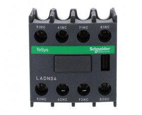 Styk pomocniczy 4R montaż czołowy LADN04