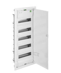 Rozdzielnica modułowa MSF RP 5X12 podtynkowa IK05 IP30 PE+N biała 2005-00