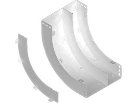 Przegroda łuku wewnętrznego PLPW50 grubość blachy 1,0mm 190122 BAKS