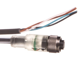 Przewód przyłączeniowy 5m z gniazdem prostym 4P FIELDBUS M12 S/A AB-C4- 5,0PUR-M12FS-2L 22260345