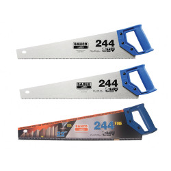 Bahco 2 x 244 Hardpoint Handsaw 550mm (22in) &amp; 1 x 244 Fine Cut Handsaw 550mm