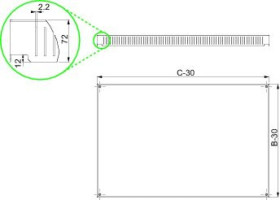 Wentylowany dach Spacial SF 600x800mm NSYSVR608
