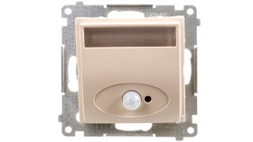 Simon 54 Oprawa Oświetleniowa Led 230V Z Czujnikiem Ruchu Kremowy Dosc.01/41