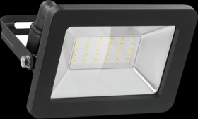 53872 LED flood light, 30 W, black, IP65