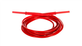 Przewód Pomiarowy 5M Czerwony 10Kv /Wtyki Bananowe/ Waprz005rebb10k