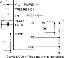 Automotive 4.5V to 60V Input 5A Step-Down DC-DC Converter With Soft-Start and Eco-mode™