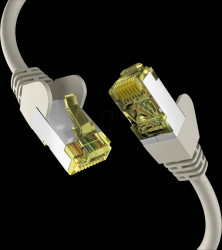 EC020200003 Patch cable, Cat.6a, S/FTP PiMF, 0.50 m, gray