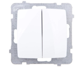 KARO Łącznik świecznikowy biały ŁP-2S/m/00