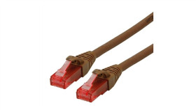Roline Utp Patchcord Cat.6 Component Level, Lsoh, Brązowy, 0.3 M