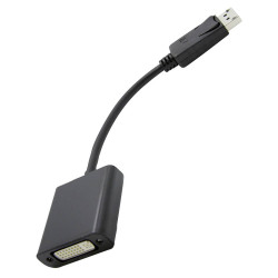 Value 12.99.3133 DisplayPort DVI Adapter cable Black 0.15 m
