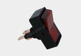 Przeł. samoch. ASW-11D czerwony 12V/20A