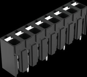 2086-3128 THR PCB terminal block, push-button, 1.5 mm², 8-pin