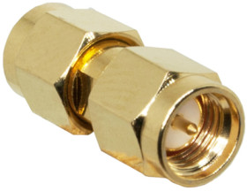 Coaxial adapter, 50 Ω, SMA plug to SMA plug, straight, ADP-SMAM-SMAM-G