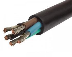 Przewód przemysłowy H07RN-F (OnPD) 5x1,5 żo /bębnowy/