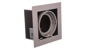 Oprawa Sufitowa Pireo Podtynkowa Pojedyncza Szara/Szara Op-Pireo1-81