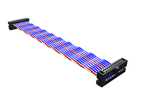 Kabel taśmowy FFTP raster 1.27 mm Płaskie, AWG 30 AWG Samtec 5 105 °C 460 mm -40 °C